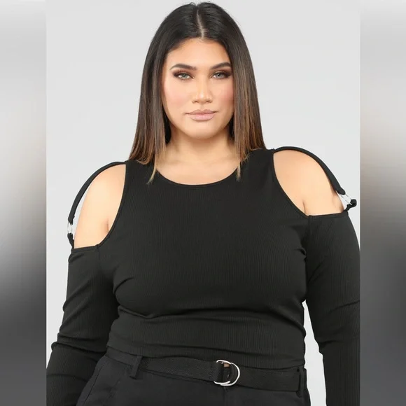 Black top o ring sleeves “ doing it my way top“ - Picture 4 of 7